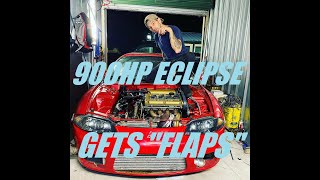"FLAPS" on my 900hp Mitsubishi eclipse gsx AWD (how to)