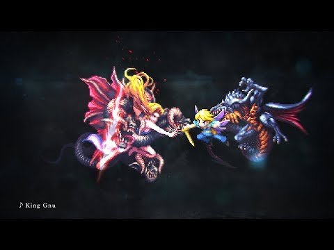 King Gnuと「ロマサガ」ゲーム映像がコラボ! 『ロマンシング サガ リ・ユニバース』新CM「運命に踊れ」篇