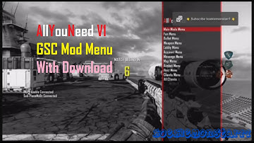 [PS3/BO2] 1.18 CEX/DEX AllYouNeed GSC Mod Menu + Download