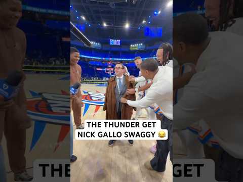 The Thunder post game with Nick Gallo never gets old 😂