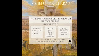 Nshei UBnos Chabad Event 'Thank you Hashem for the miracles'