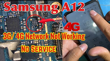 Samsung A12/ M12 4G 3G Network Not Working ||  Samsung A12 APT IC Repair || Technical Thing