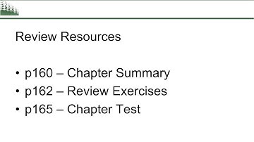 Math 1314   Ch 1 Review Video