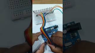 Led Chaser Circuit Using Arduino Uno | Arduino Uno Projects | #shorts #arduino #electronics