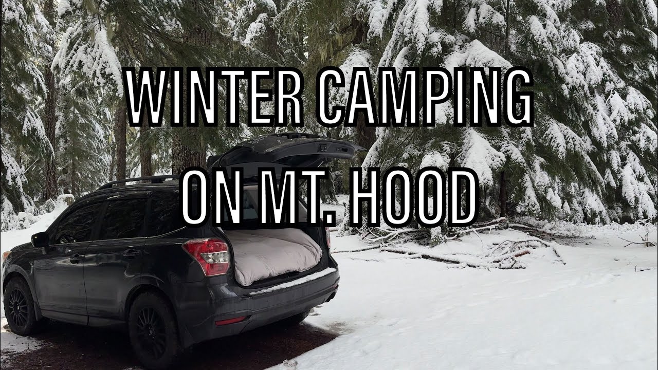 Winter camping on Mt. Hood
