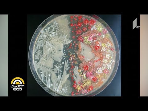 #ახალიდღე ფლორისტი და მომავალი ვეტერინარი, რომელიც ბაქტერიებით ხატავს