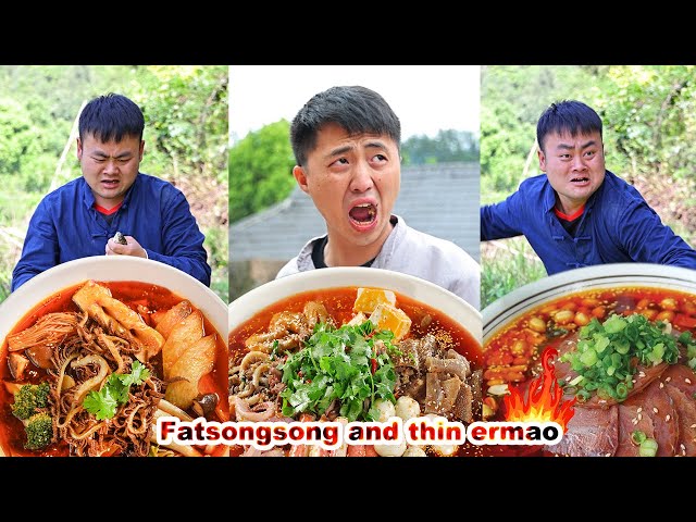 mukbang | Spicy peppers | bullfrog big crab | chinese food | fatsongsong and thinermao | ssoyoung class=
