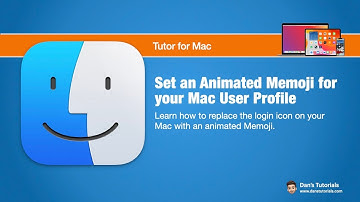 Set an Animated Emoji for your Mac User Profile