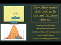 Statistics 05 Sampling mean distribution &amp; central limiting theorem