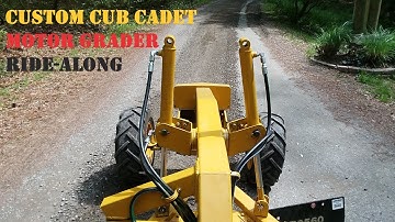 Custom Cub Cadet Motor Grader Ride Along