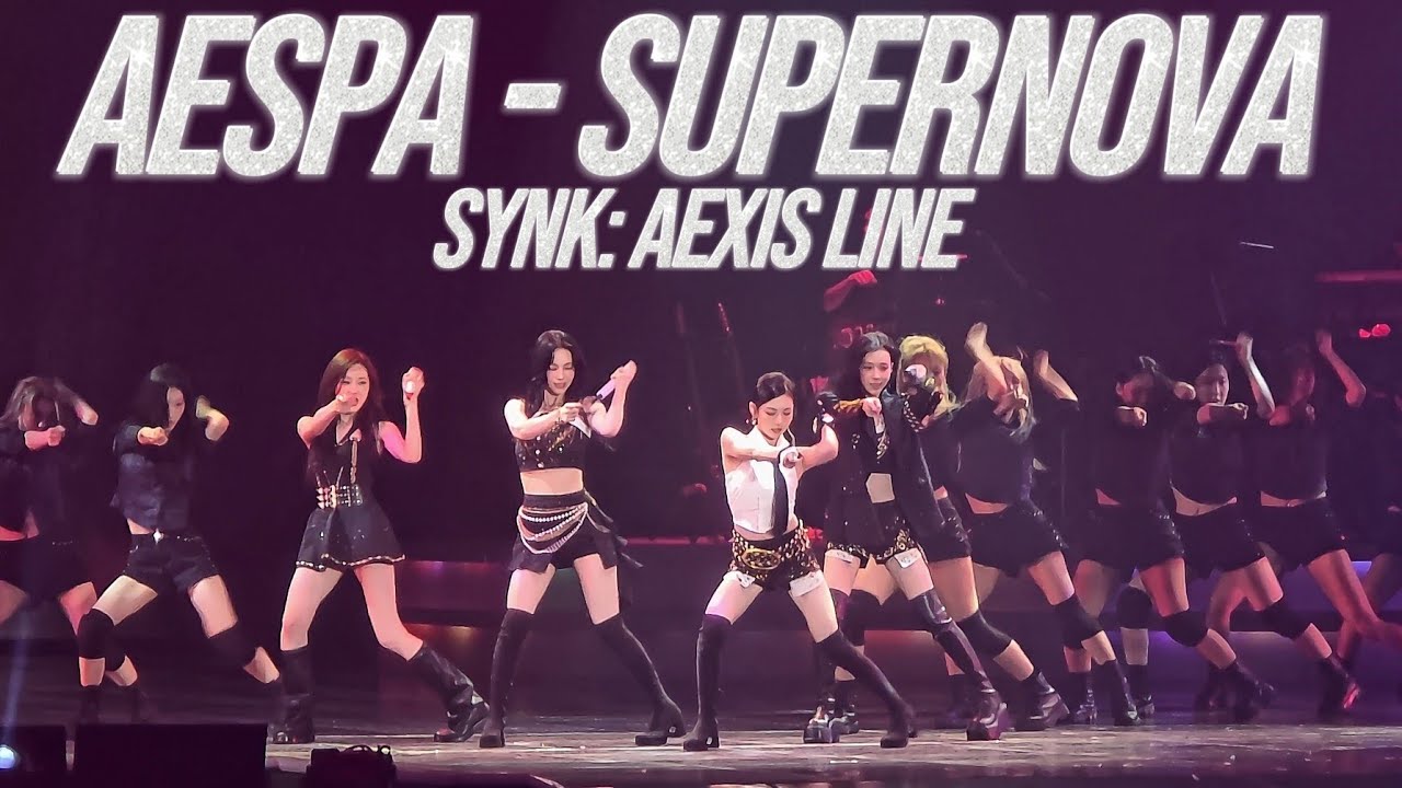 [4K] aespa - Supernova (Fancam│2025.08.29 KSPO DOME)