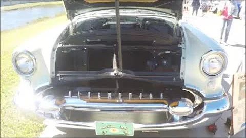 1955 Olds 98 Holiday TurqWht MelbourneAACA0229205264