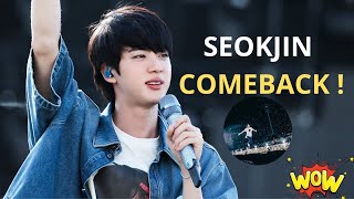 [4K] Jin BTS Concert Comeback Full of Tears, Love, and ARMY Magic