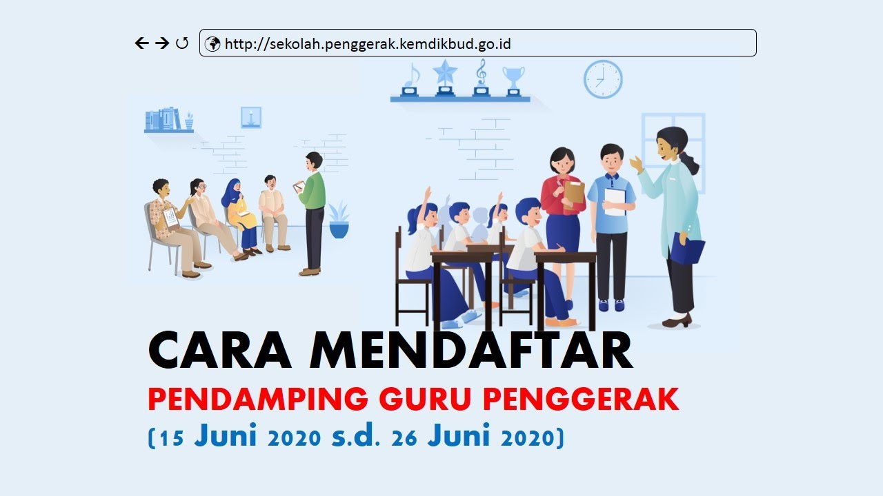 Cara Mendaftar Calon Pendamping Guru Penggerak - YouTube