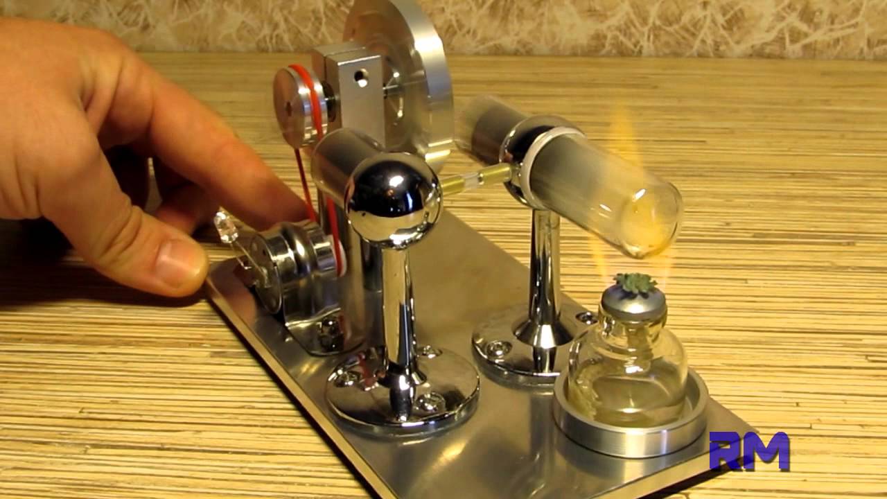 Акустический двигатель стирлинга