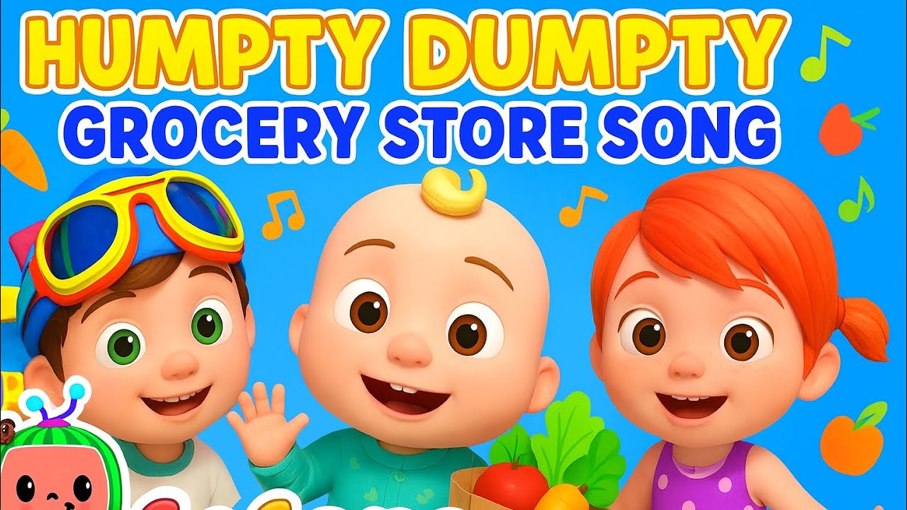 Humpty Dumpty Grocery Store | CoComelon Nursery Rhymes & Kids Songs for ...