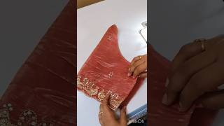 readymade cutwork blouse hand stitching simple method#ytshorts