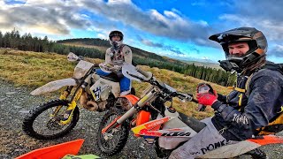 KTM 150 Battle  SX Vs. EXC