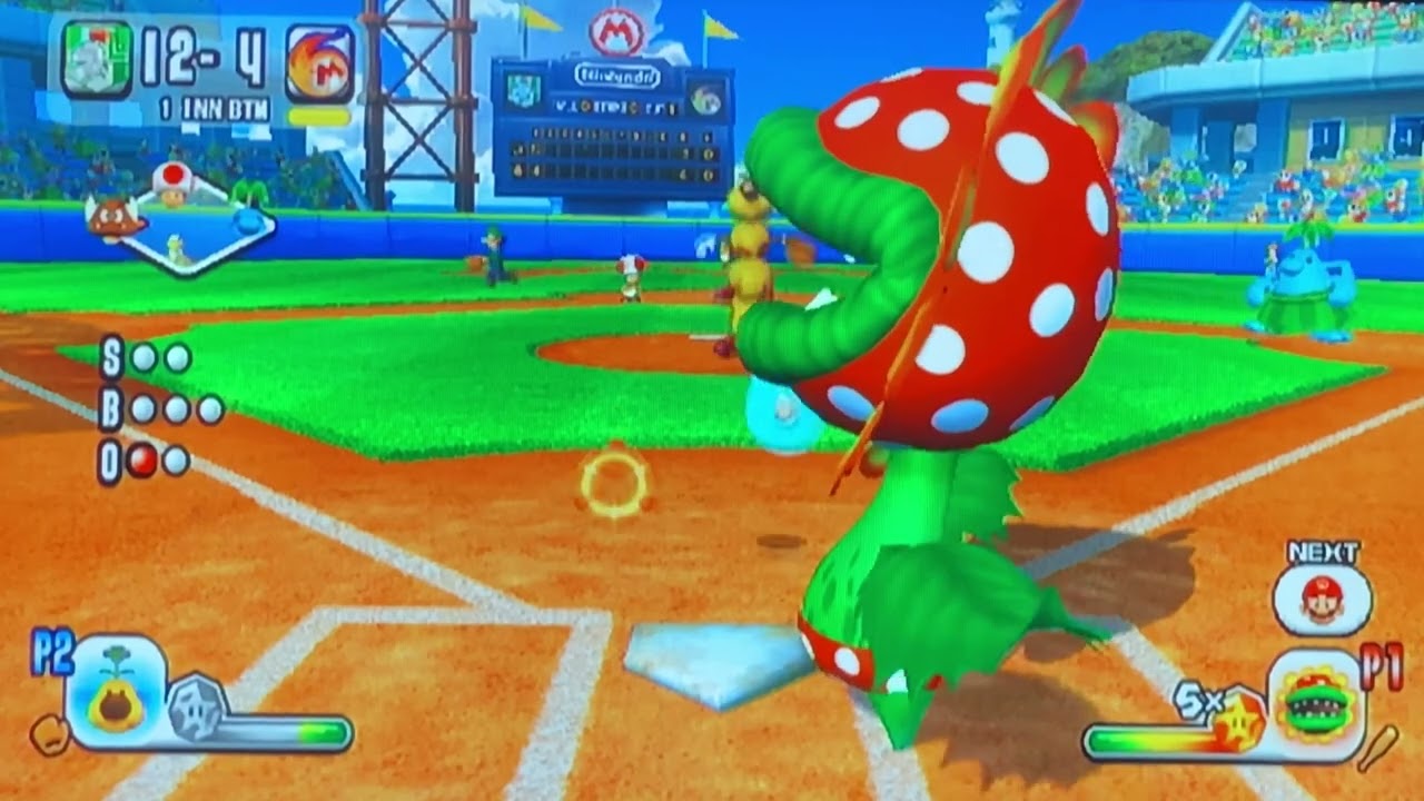 Mario Super Sluggers (All Bean Ball Animations)