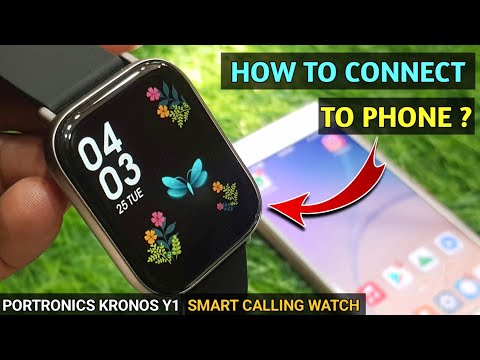 ?HOW TO CONNECT SMARTWATCH TO PHONE? Kronos Y1✅