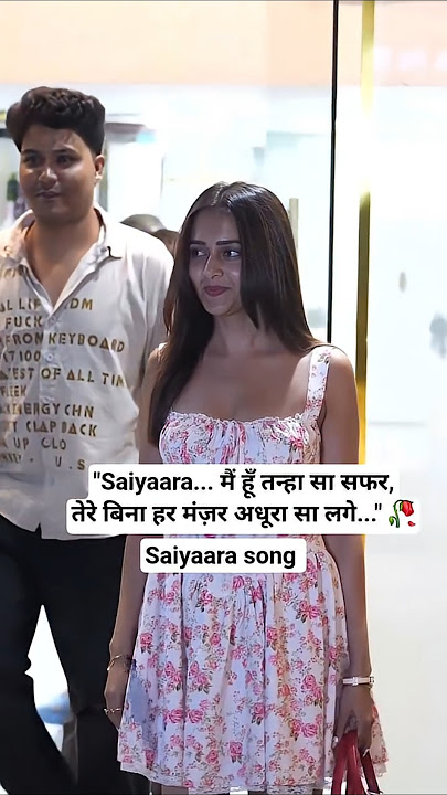 Saiyaara is Feeling । Saiyaara l Ahaan Panday, Aneet Padda ।Jubin Nautiyal  #saiyaara​​​ #youtube