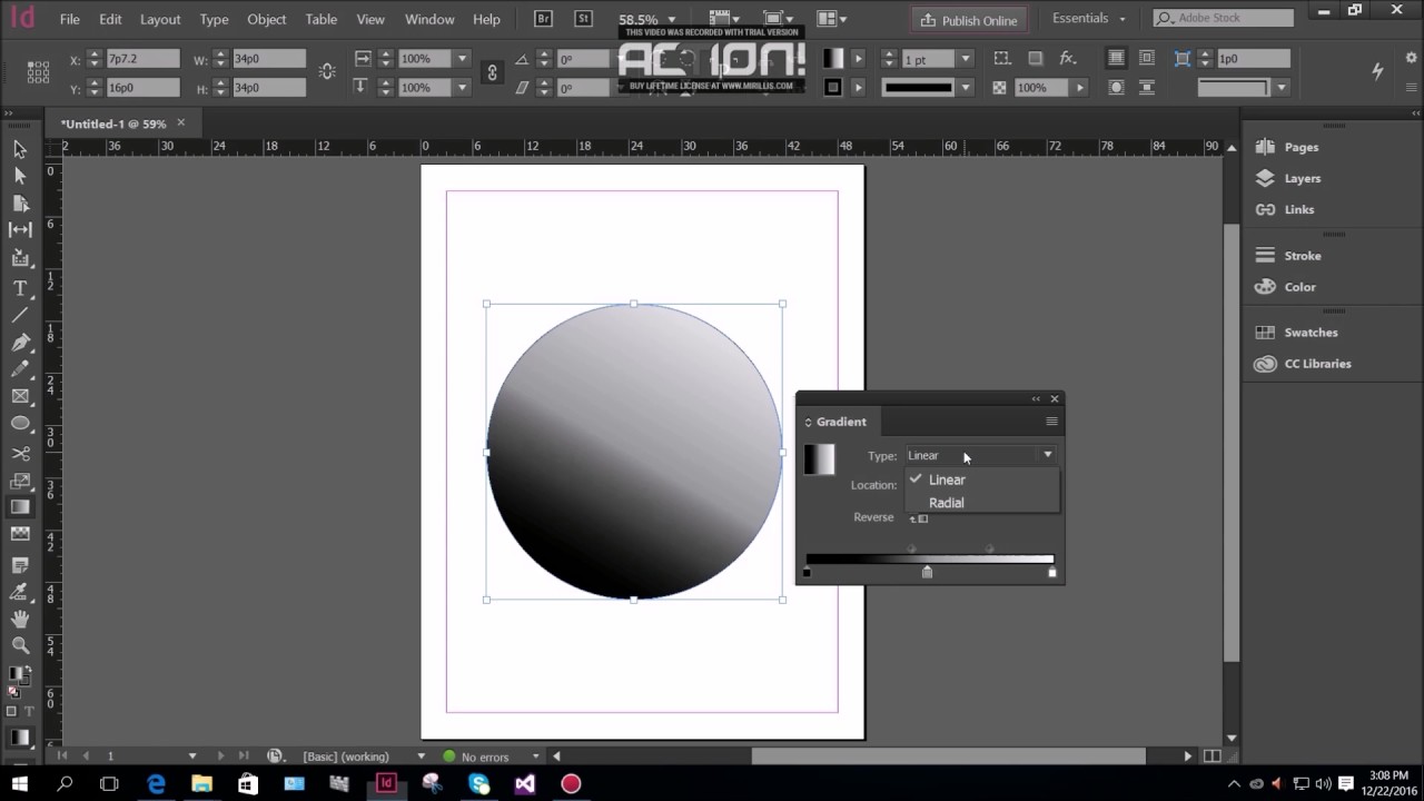 8 Adobe Indesign How to Create Gradients In Hazaragi Language Lesson 8 ...