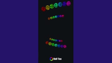 This Pendulum Wave Looks Like A CRAZY Space Scene | Dorian Mode #polyrhythms #shorts