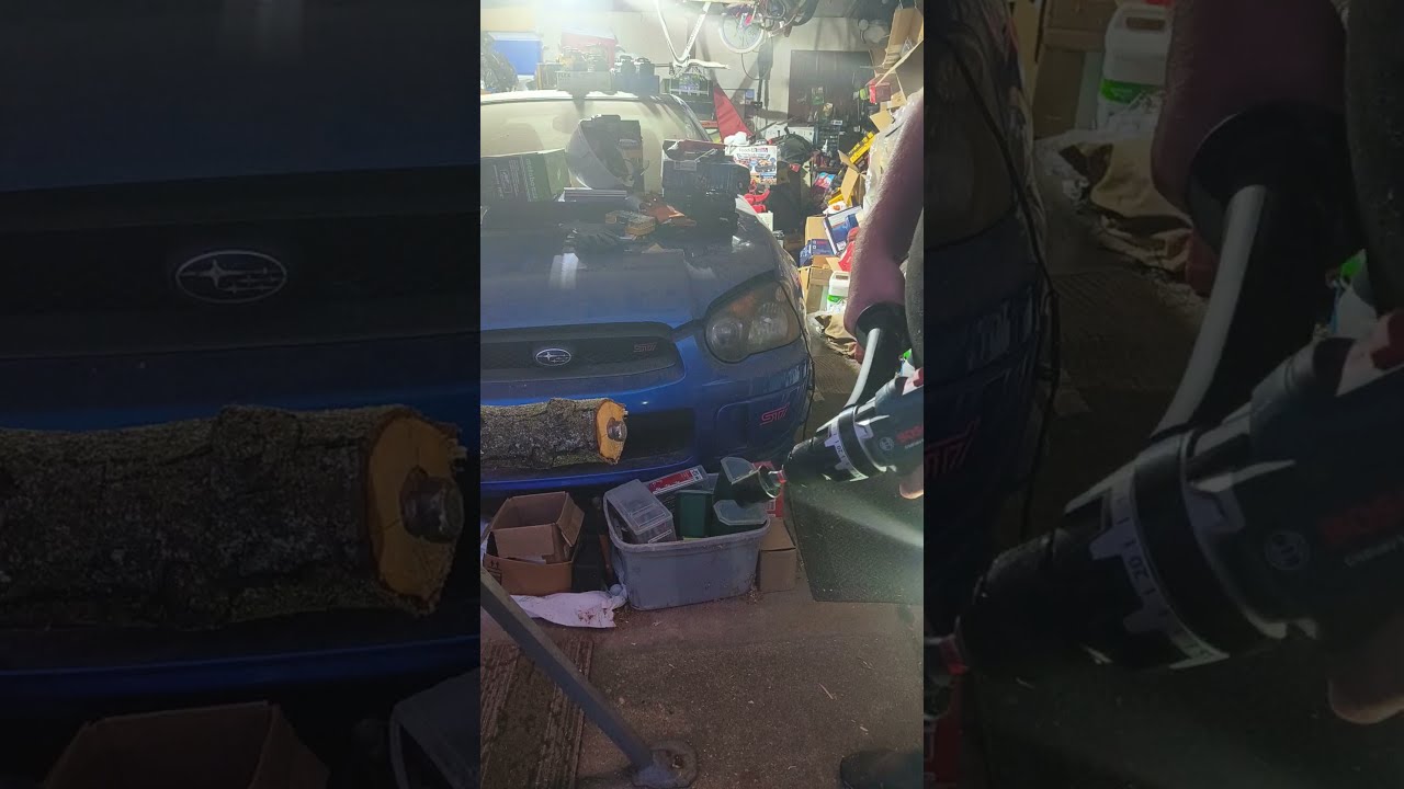 BOSCH WORLDS STRONGEST DRILL DRIVING A 8 X 5 LAG AND CEENR BATTERY WILL DO IT