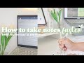 HOW TO TAKE NOTES FASTER ESPECIALLY WHEN YOU’RE LAZY I 7 Tips for fast note-taking ft. Phomemo