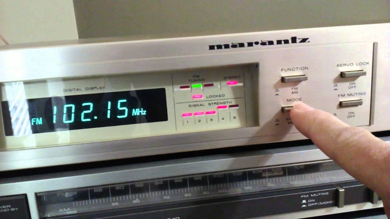 Marantz ST450 AM/FM Stereo Tuner - YouTube