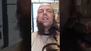 Shaving His Beard Off for a Great Cause!