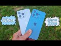 iPhone 13 Pro Silver vs Sierra Blue Color Comparison!