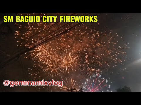 Grand opening fireworks at SM Baguio City