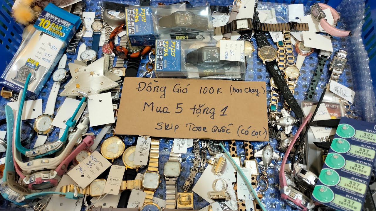 Chúc mừng năm mới, đầu năm sale đồng hồ 100k đồng giá, ib zalo (0932937346)