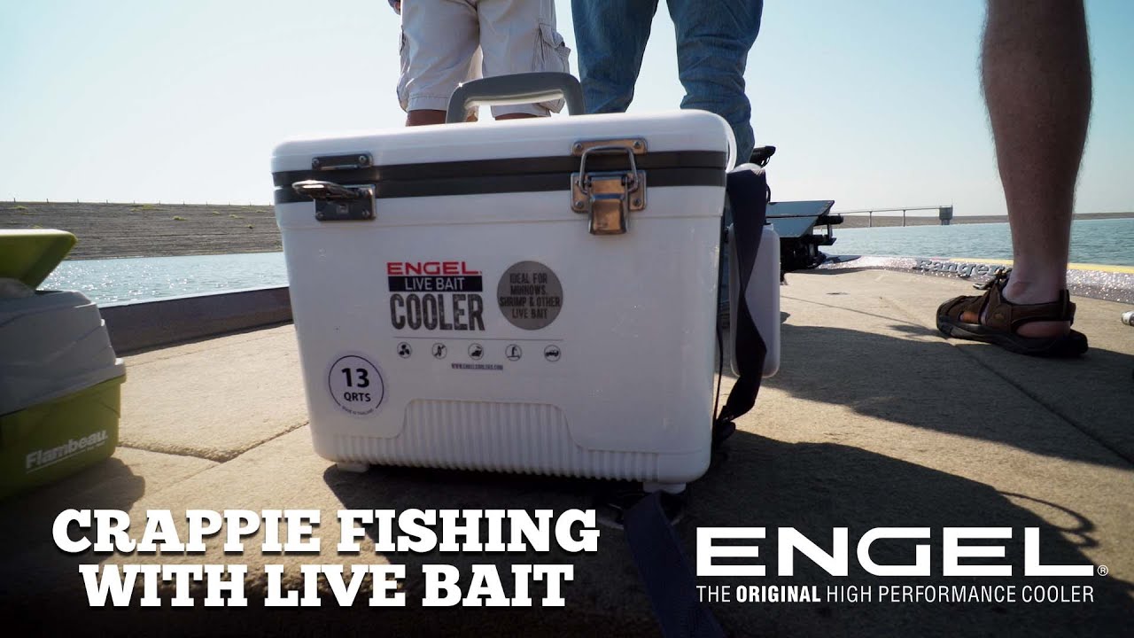 Crappie Fishing with Live Bait and Products from Engel Coolers 