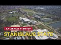 Stanislaus state university campus from the air