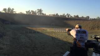 2014 3-Gun Nation $50,000 Pro Series Shoot Off Mouret on left, Laker on right, run 2