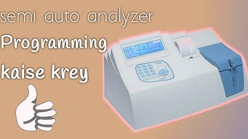 How to program uric acid in biochemistry analyzer, biochemistry analyzer m programming kaise kre