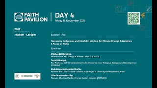 Reimagining Climate Financing: Harnessing Unique Contributions of Faith-Based Organisations