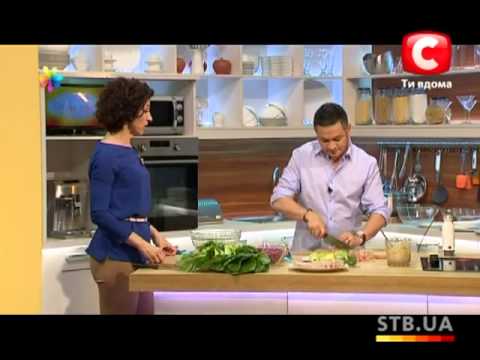 Видео рецепт Салат из тунца с соусом 