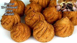 Perfect Traditional Fried Modak In Telugu|Fried Modak Recipe|Maharashtrian Fried Modak|Modak Recipe