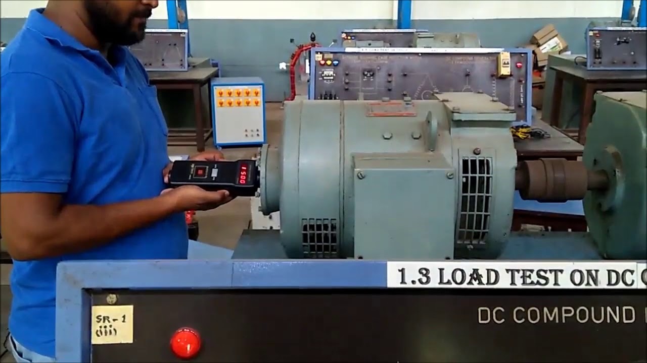 Hopkinson's Test on DC Machines - YouTube