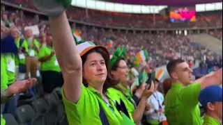 Team Ireland at the Special Olympcis World Games Opening Ceremony