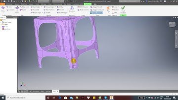 4CHaUI- vẽ ghế bằng freeform trong inventor