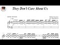 They Don T Care About Us Michael Jackson Piano Sheet Music Piano Tutorial 