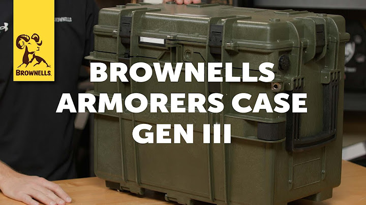 New Product: Brownells Armorer's Tool Case