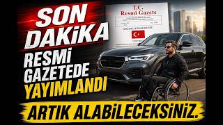 Orto Engelli Düzenlemesi Resmi Gazetede Yayımlandı. İşte Yapmaniz Gerekenler...