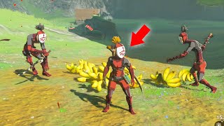 What if Link wears the Yiga Clan uniform and disarm the banana trap?