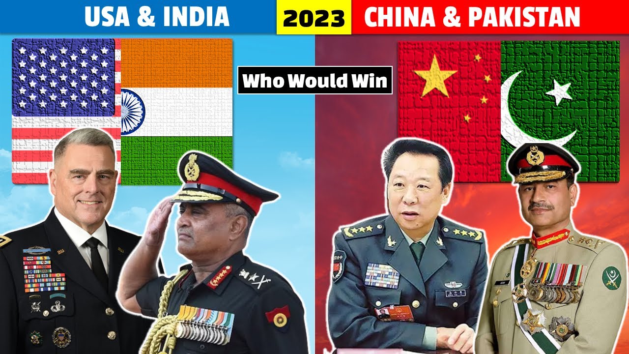 USA & India vs China & Pakistan Military Power Comparison 2023 | Who ...