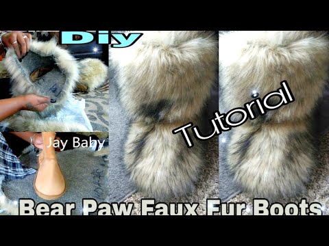 Video: How To Sew Fur Boots